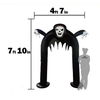 Photo of 🔥7ft Inflatable Grim Arch Halloween Decoration BNWT🔥