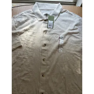 Photo of New Mens Goodfellow Short Sleeve Polo Shirt Standard Fit Dog🐕Bone🦴Color XXL