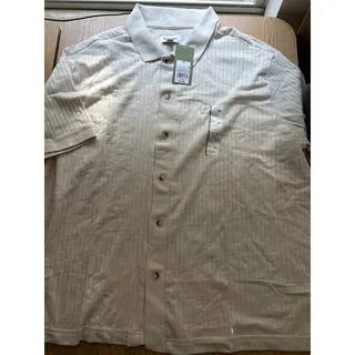 Photo of New Mens Goodfellow Short Sleeve Polo Shirt Standard Fit Dog🐕Bone🦴Color XXL