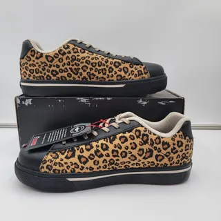 Photo of Rocky SR Casuals Shoes Womens Size 8.5M Leopard Print Composite Toe Work ASTM F2