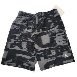 Photo of Jordan Shorts Boys Medium Black Gray Athletic Activewear Lightweight New Tag