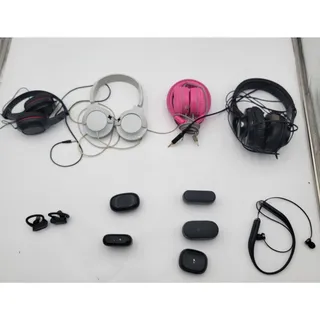 Photo of Mixed Lot Headphones Earbuds Skullcandy Shure Philips Sol Republic Parts Repair