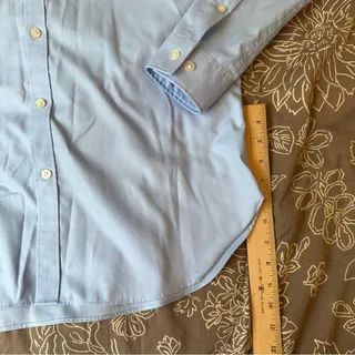 Photo of Michael Kors Slim Fit Long Sleeve Collared Button Up Men's Size 15.5 32/33