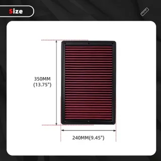 Photo of K&N 33-2247 Drop-in Panel Air Filter For RAM 1500 5.7L 03-24 2500 3500 03-18