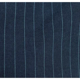 Photo of Evan Picone Dress Pants Women 10 Blue Stretch Pinstripe Wide Leg Pocket Workwear