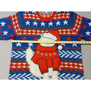 Photo of jolly sweaters (Large) Multicolor Crew Neck Knitted Ugly Sweater