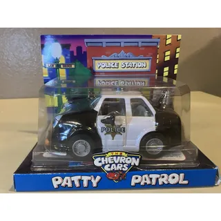 Photo of VTG 1997 The Chevron Cars Patty Patrol Police Car Collectible New In Box