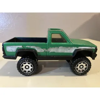 Photo of Vintage Buddy L Ford Pickup Truck 4x4 Safari 1982 Macau Green Horses 7"Long nice