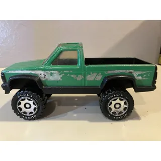 Photo of Vintage Buddy L Ford Pickup Truck 4x4 Safari 1982 Macau Green Horses 7"Long nice