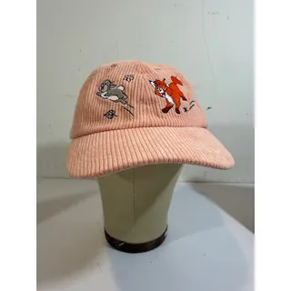 Photo of Disney Parks Peach Corduroy Hat Cap with Disney Pet Animal Figaro Thumper NWT