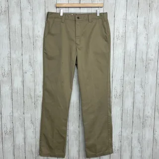 Photo of Carhartt Blended Twill Tan Khaki Chino Straight Leg Lightweight Flawed Pants 32
