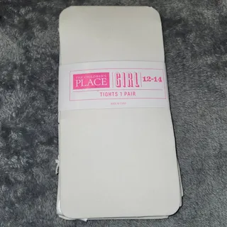 Photo of Girls Tights Sz 12 - 14 NWT | White | Children's Place