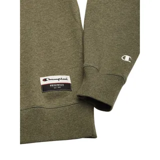 Photo of New Champion Mens Large Army Green Sueded Fleece Pullover Crew Neck Sweatshirt