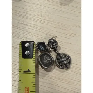 Photo of 925 Knotted Dangle Earrings Sterling Silver