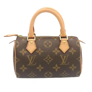 Photo of Louis Vuitton Monogram Mini Speedy Handbag Brown