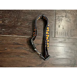Photo of Candy Corn Halloween Collar Large Dog