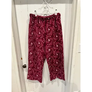 Photo of Hotel Spa Breast Cancer Fuzzy Pajama Sleep Pants size 2XL