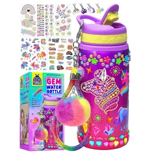 Photo of PURPLE LADYBUG Decorate Your Own Water Bottle Kit for Girls