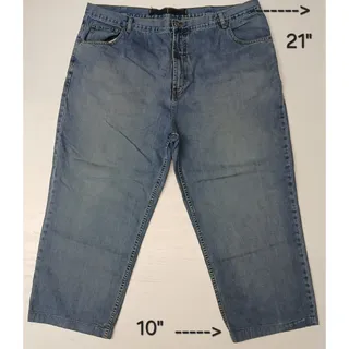 Photo of Nautica NSB3J (42x32) Relaxed Straight Leg Blue Denim Jeans