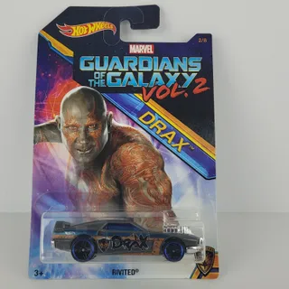 Photo of 2017 Marvel Hot Wheels Guardians of The Galaxy 2 Drax Car Rivited 2/8