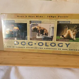 Photo of Dogology, Study of Language of Dog Lovers Buffalo 750 Pc Jigsaw Puzzle Sealed