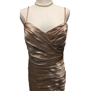 Photo of Jill Stuart Strapless Dress Ruching Design in Vintage Rose