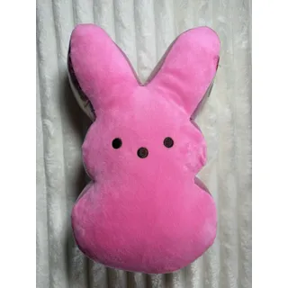 Photo of Peeps Bunny Pink Plushie 11" Stuffed Animal New With Tags