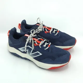 Photo of New Balance DynaSoft Nitrel v6 trail Boys Size 7 GS Blue White Red GPNTRLN6