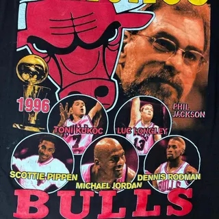 Photo of Vintage 1996 Chicago Bulls NBA World Champions T-Shirt XL