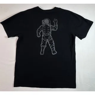 Photo of Billionaire Boys Club BBC Astronaut T Shirt Men's L Black Silver Double Sided
