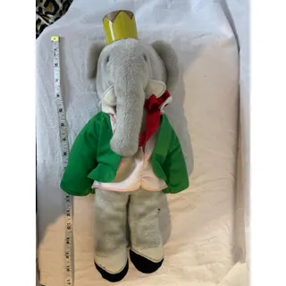 Photo of Vintage Babar stuffed elephant