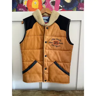 Photo of Chevignon mens down filled leather vest