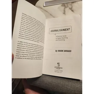 Photo of Book - Journalism Next: A Practical Guide to Digital & Reporting Publishing