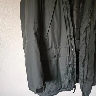 Photo of Men's Dark Green Fur Hooded Parka Jacket