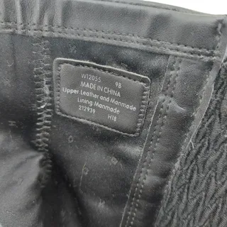 Photo of Cole Haan Womens Size 9 Leather Boots Black W12055 Stretch Buckle