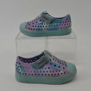 Photo of Skechers Guzman Swirl Size 5 Water Shoes Girl Blue Purple