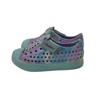 Photo of Skechers Guzman Swirl Size 5 Water Shoes Girl Blue Purple