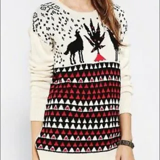 Photo of Urban Outfitters BDG Wolf Ski Sweater XL🤣