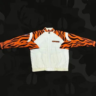 Photo of Vintage 90s Apex One Cincinnati Bengals Tiger Stripe Jacket Size XL