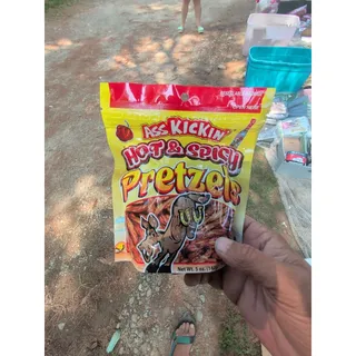 Photo of Ass Kickin' Hot & Spicy Pretzels 5 oz Resealable Bag