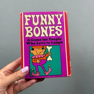 Photo of Vintage Funny Bones Card Game 1960s Parker Brothers 1968 Made in USA