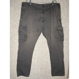 Photo of Wrangler Mens 40x30 Gray Regular Taper Cargo Utility Pants