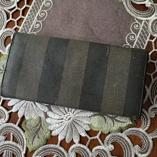 Photo of Beautiful Striped Fendi Clutch Wallet