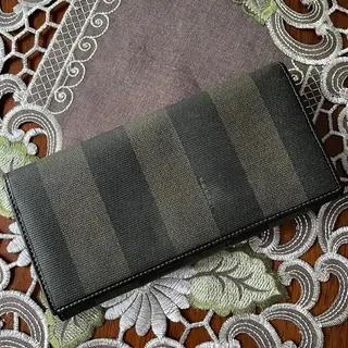 Photo of Beautiful Striped Fendi Clutch Wallet