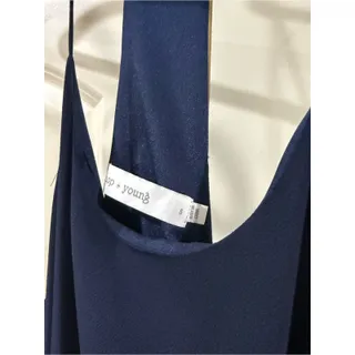 Photo of bishop + young Navy Blue Maxi Halter Dress