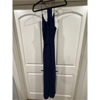 Photo of bishop + young Navy Blue Maxi Halter Dress