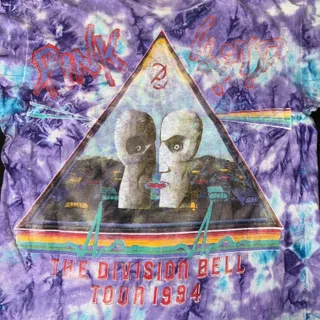 Photo of Vintage 1994 Pink Floyd The Division Bell Tour Tee Size XL