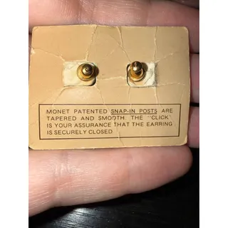 Photo of Monet 14K Gold Post Butterfly Earrings