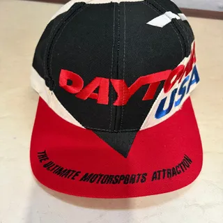 Photo of Vintage 90s Daytona USA Nascar Hat Image One Size Fits All Ultimate Motorsports