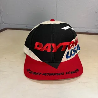 Photo of Vintage 90s Daytona USA Nascar Hat Image One Size Fits All Ultimate Motorsports